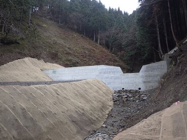 赤波地区災害関連緊急治山工事